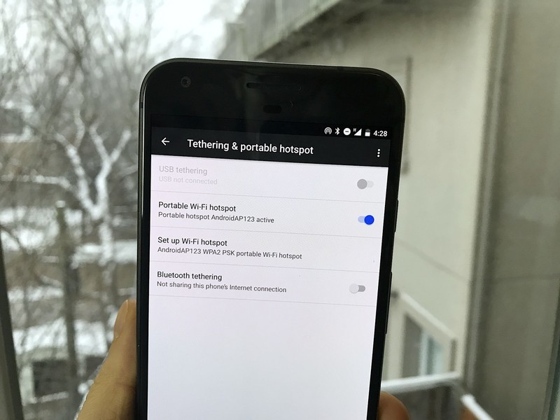 how to usb tether android